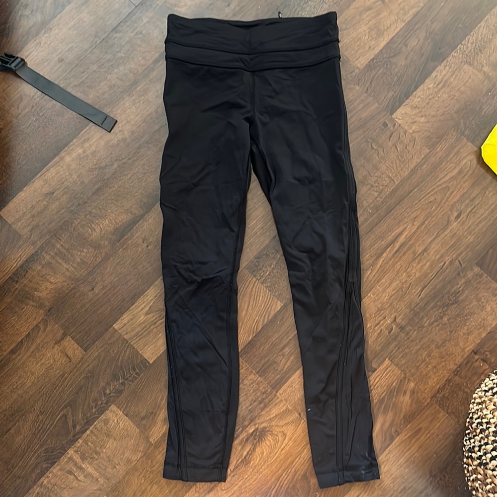 Lululemon zipper leggings